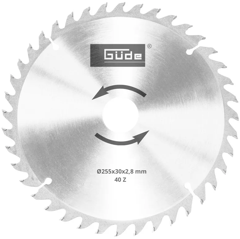 zaagblad 255 x 30 mm HM T40 - 55264 by Güde – product image