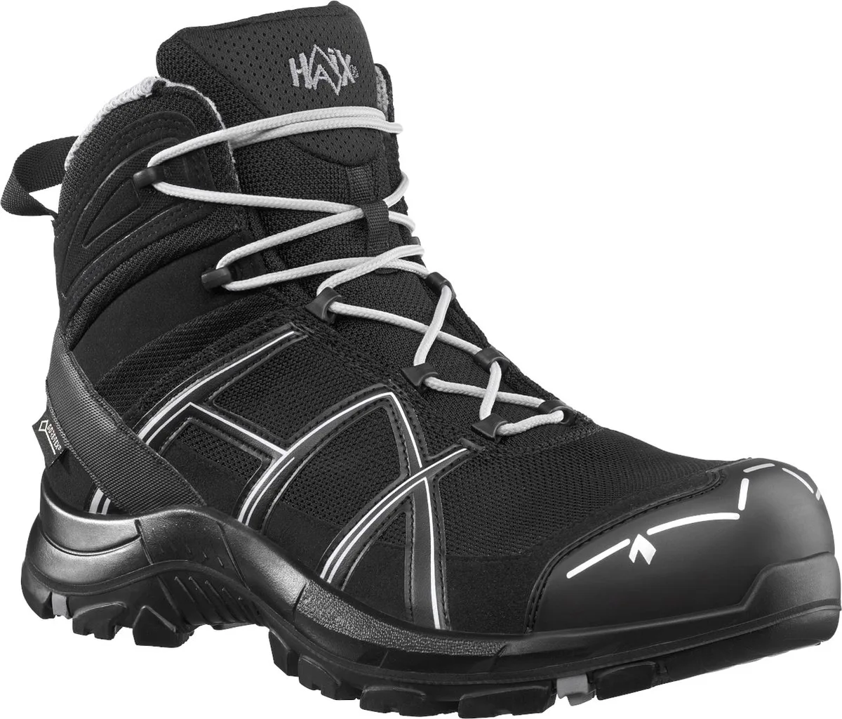 De Black Eagle Safety 40 Mid van Haix, Zwart, Zilver – productafbeelding