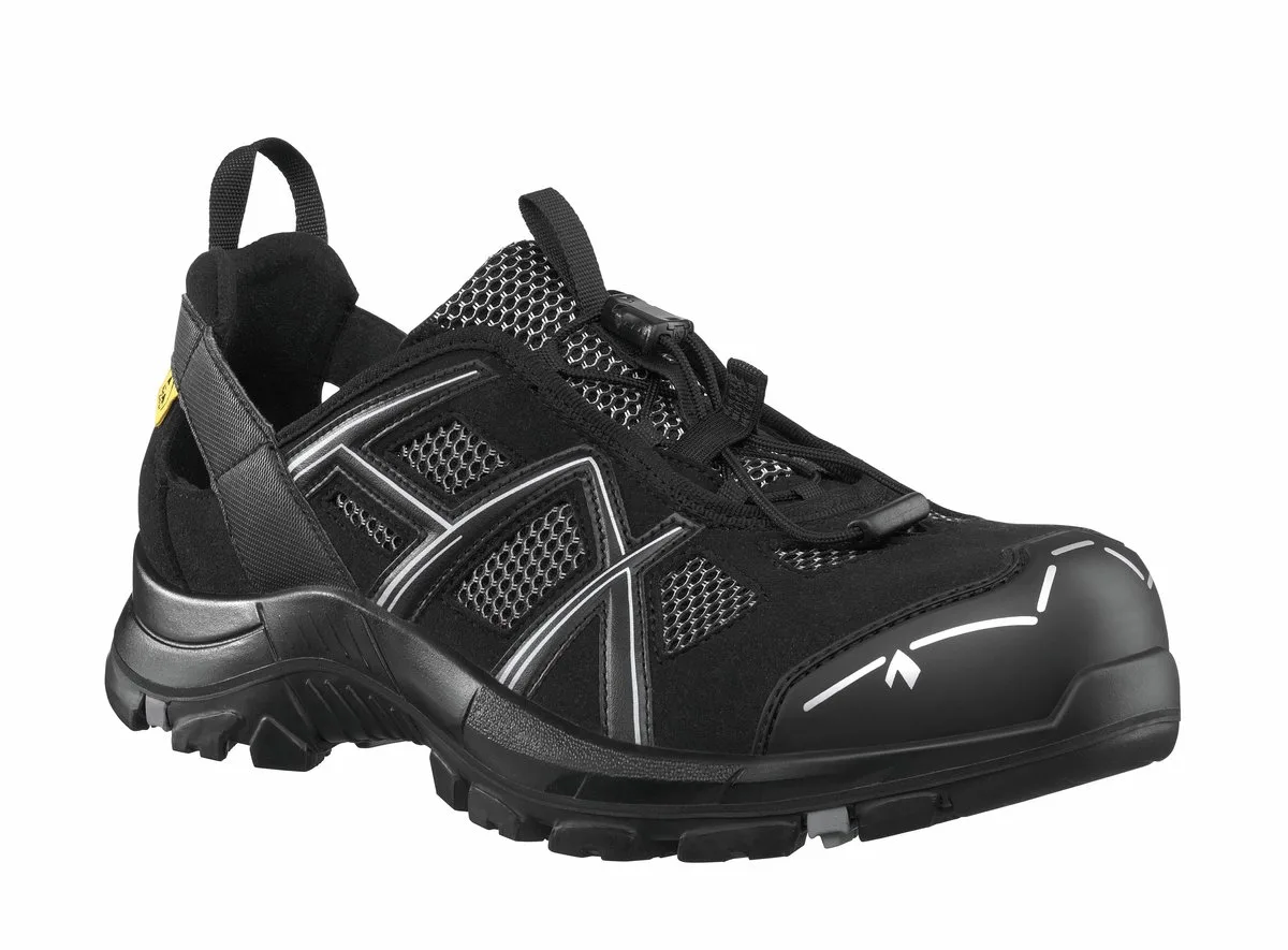 Veiligheidsschoenen Haix BLACK EAGLE Safety 61.1 laag fra Haix, Sort, Sølv – produktbillede