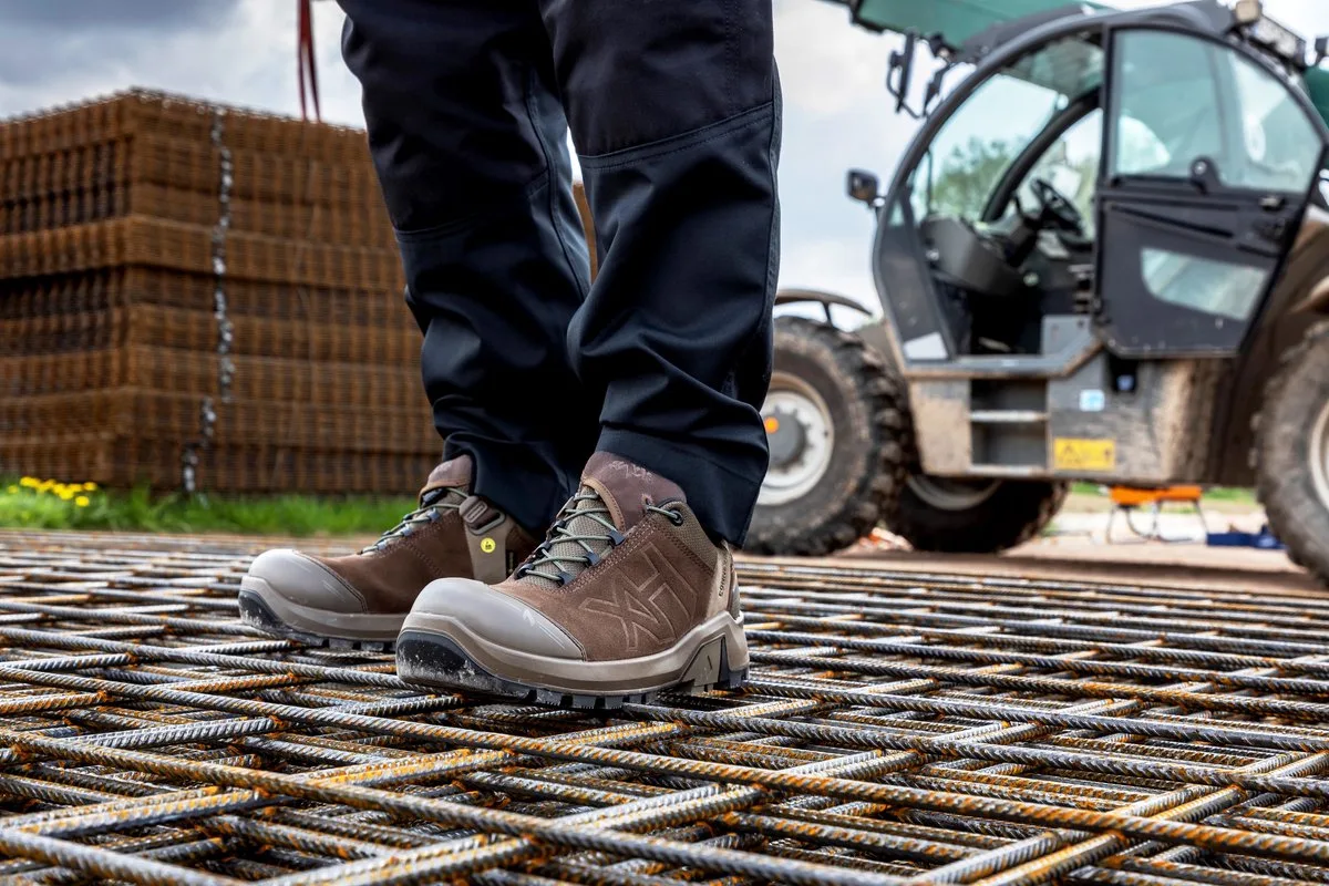 Veiligheidsschoenen Haix CONNEXIS Safety+ GTX LTR Ws laag fra Haix, Brun – produktbillede