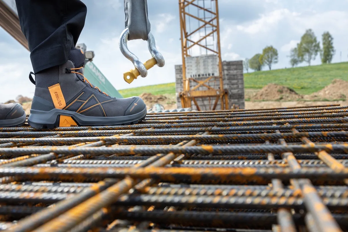 Veiligheidsschoenen Haix CONNEXIS Safety+ GTX middengrijs/oranje de Haix, Orange – image du produit