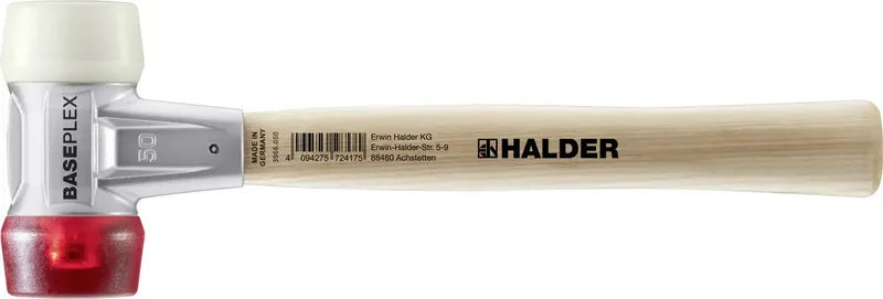 BASEPLEX 3968.050 Schonhammer ergonomischer Griff, hart 940 g 340 mm 1 St. by Halder – product image