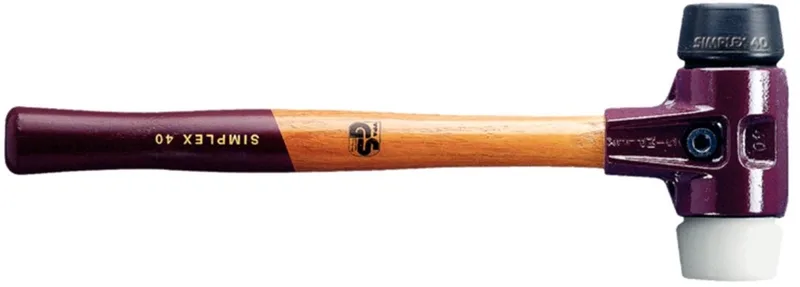 Halder 3027030 Simplex Hamer - Rubber/Superplastic - Hout - 335gr - 30mm von Halder – Produktbild