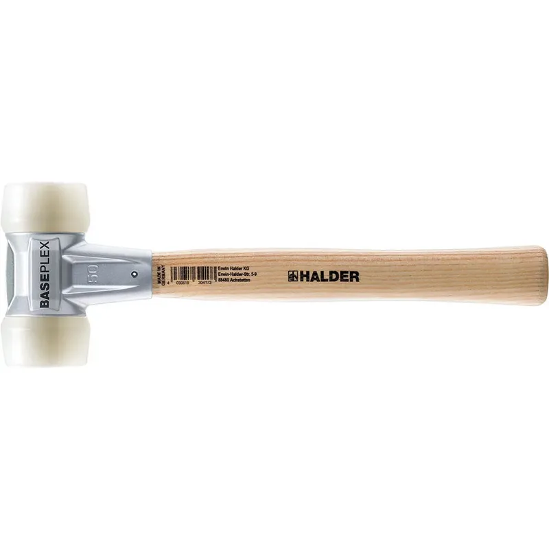 Nylon Baseplex-hammer 30 Mm van Halder – productafbeelding