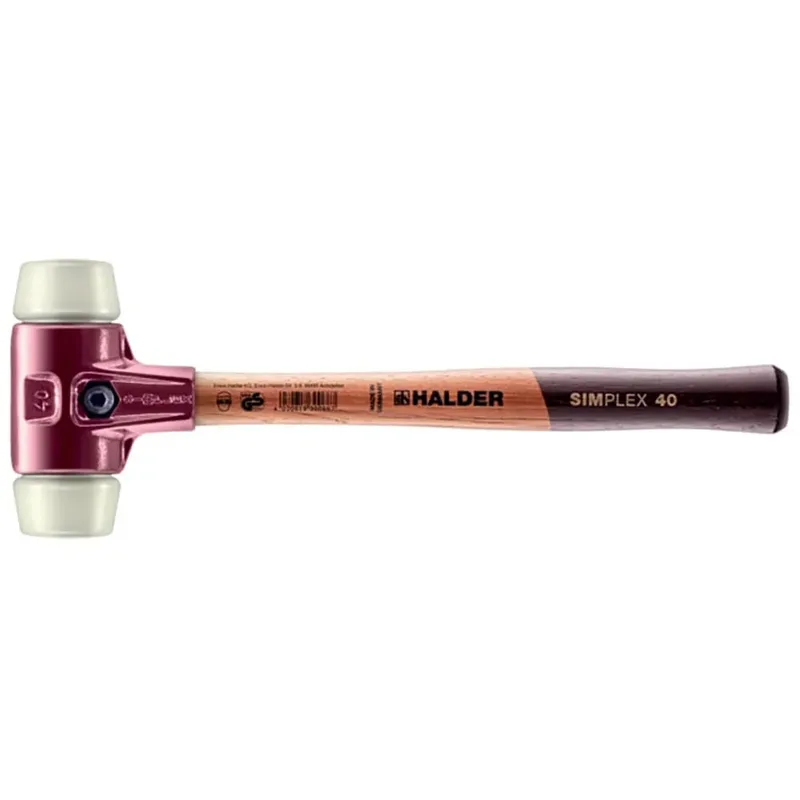Nylon Simplex-hammer 50 Mm van Halder – productafbeelding