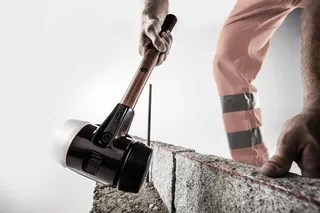 Schonhammer D.80mm 2770g Simplex m.Schlageinsatz Super-Ku.weiß von Halder – Produktbild 2 von 2