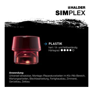 Schonhammer Simplex 40mm TPE-soft/Pla. von Halder – Produktbild