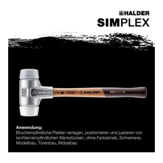 Schonhammer Simplex Alug. 50mm TPE-mid/SP. von Halder – Produktbild