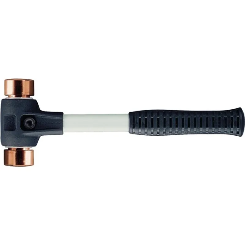 Schonhammer SIMPLEX L.330mm Kopf-D.40mm hart Fiberglas Kupfer m.Ku-Hülse von Halder – Produktbild