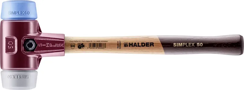 SIMPLEX 3013.050 Schonhammer ergonomischer Griff, mittelhart, weich 1060 g 370 mm 1 St. by Halder – product image