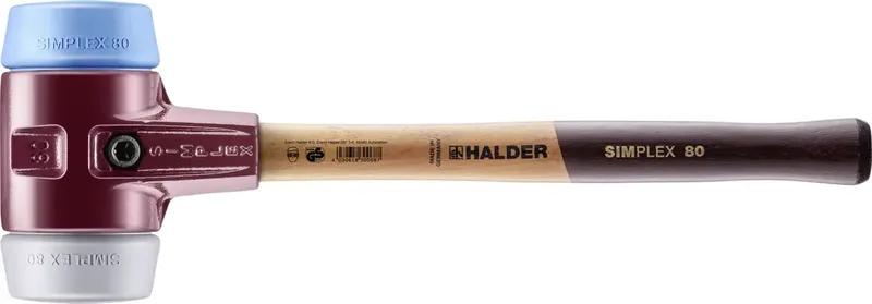 SIMPLEX 3013.080 Schonhammer ergonomischer Griff, mittelhart, weich 2760 g 490 mm 1 St. by Halder – product image