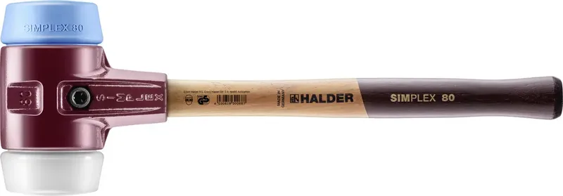SIMPLEX 3017.080 Schonhammer ergonomischer Griff, mittelhart, weich 2730 g 490 mm 1 St. by Halder – product image
