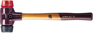 SIMPLEX 3026.050 Kunststof hamer Ergonomische handgreep, Hard, Middelhard 1130 g 370 mm 1 stuk(s) de Halder, Kleurloos – image du produit 1 sur 2