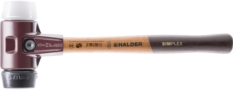 SIMPLEX 3027.050 Kunststof hamer Ergonomische handgreep, Middelhard 1105 g 370 mm 1 stuk(s) de Halder – image du produit 1 sur 2