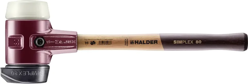 SIMPLEX 3028.280 Schonhammer ergonomischer Griff, hart, mittelhart 2930 g 490 mm 1 St. by Halder – product image