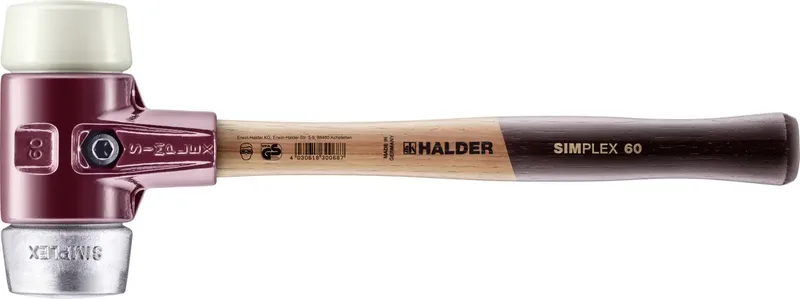 SIMPLEX 3089.060 Schonhammer ergonomischer Griff, hart 1730 g 405 mm 1 St. by Halder – product image 1 of 2