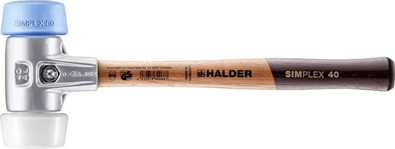 SIMPLEX 3117.051 Schonhammer ergonomischer Griff, mittelhart, weich 430 g 330 mm 1 St. de Halder – image du produit 1 sur 2
