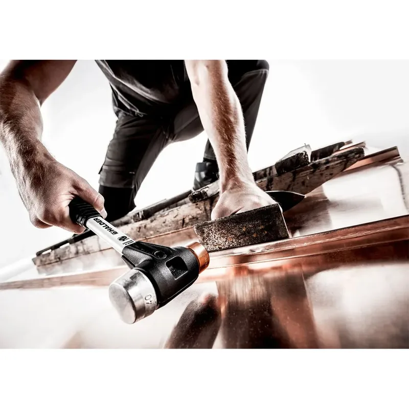 Simplex Koperen En Zachte Metalen Hamer 40 Mm van Halder – productafbeelding 3 van 3