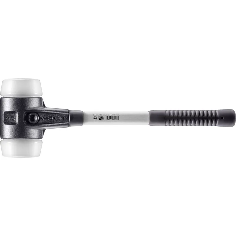 SIMPLEX Schonhammer Ø 80 mm Superplastik mit verstärkem Tempergussgehäuse und Fiberglasstiel by Halder – product image