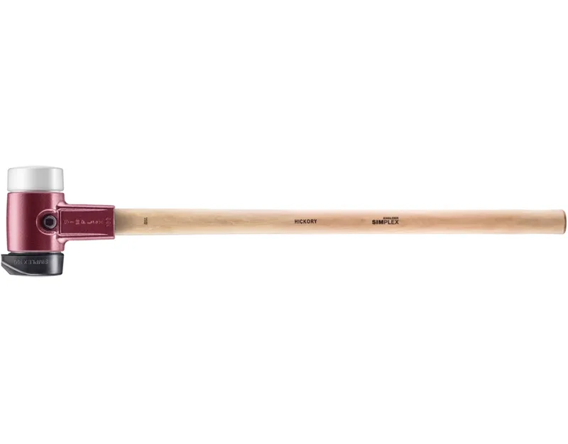 SIMPLEX Vorschlaghammer Ø 100 mm Gummi / Superplastik mit Standfuß und Termpergussgehäuse by Halder – product image