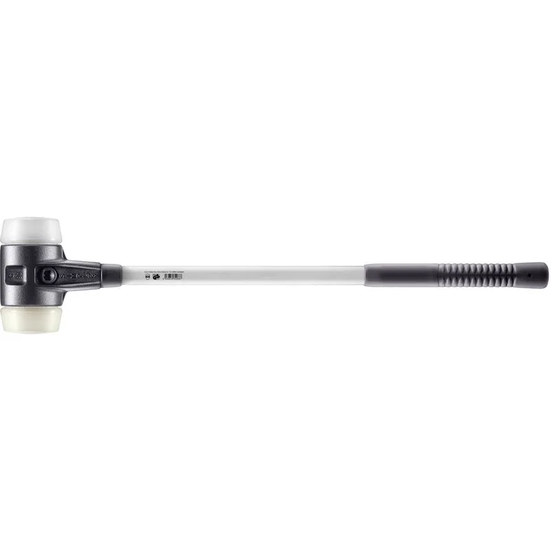 SIMPLEX Vorschlaghammer Ø 80 mm Superplastik / Nylon mit verstärktem Tempergussgehäuse und Fiberglasstiel von Halder – Produktbild