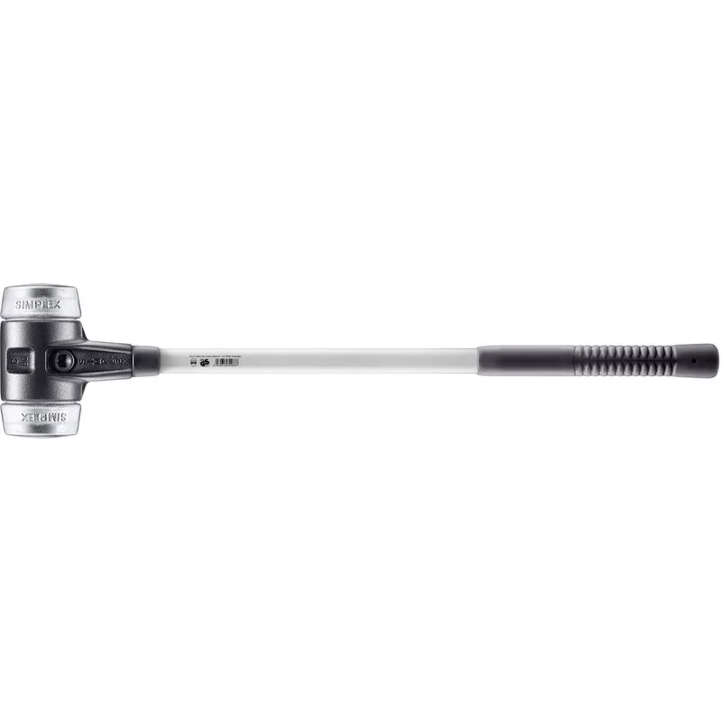 SIMPLEX Vorschlaghammer Ø 80 mm Weichmetall mit verstärktem Tempergussgehäuse und Fiberglasstiel by Halder – product image