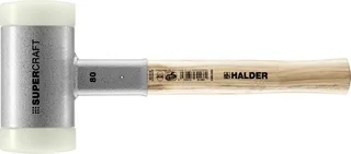 SUPERCRAFT 3366.080 Schonhammer ergonomischer Griff, hart, rückschlagsfrei 3210 g 380 mm 1 St. von Halder – Produktbild 1 von 2