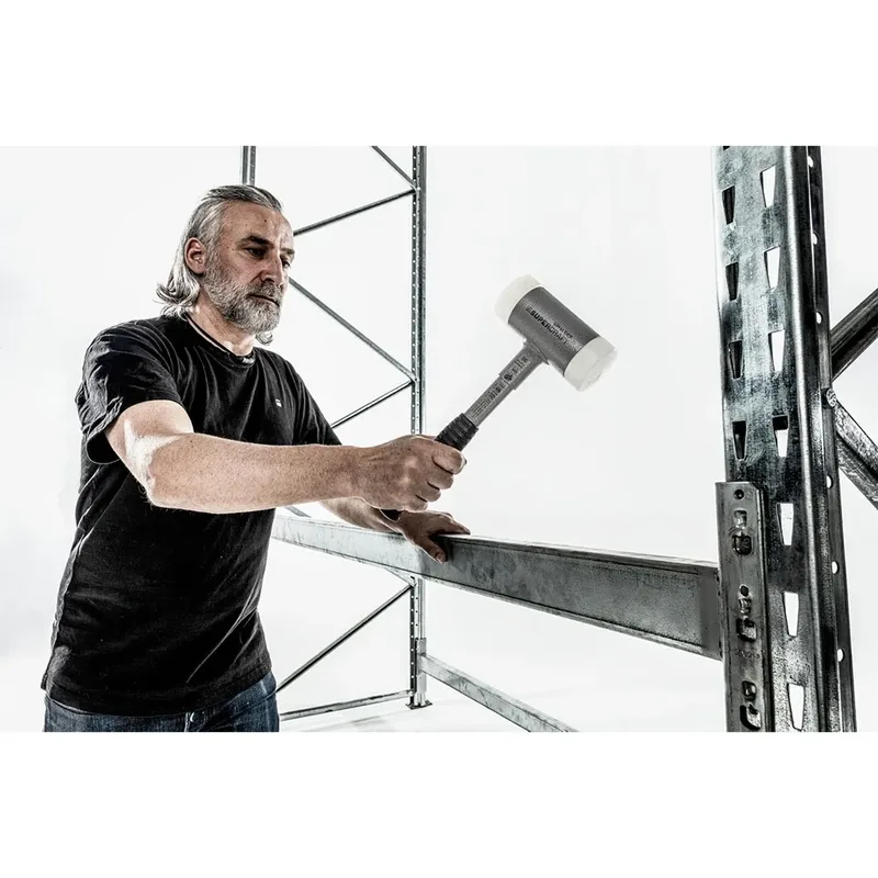 SUPERCRAFT 3377.070 Kunststof hamer Ergonomische handgreep, Hard 2250 g 335 mm 1 stuk(s) van Halder – productafbeelding 5 van 6