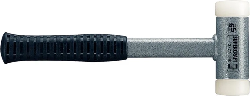 supercraft terugslagvrije nylon hamer staal - 30 mm - 585 gram van Halder – productafbeelding