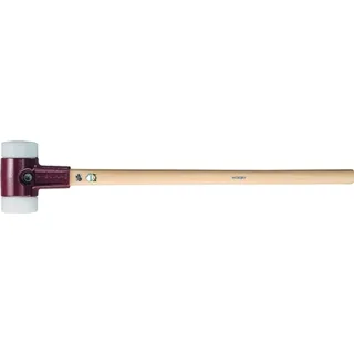 Vorschlaghammer SIMPLEX Kopf-D.100mm mittelhart Superplastik weiß Hickory HALDER von Halder – Produktbild 1 von 3