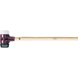 Vorschlaghammer SIMPLEX Kopf-Ø80mm L.800mm Superplast.weiß/Gum.schwarz mittelh. von Halder – Produktbild 1 von 4