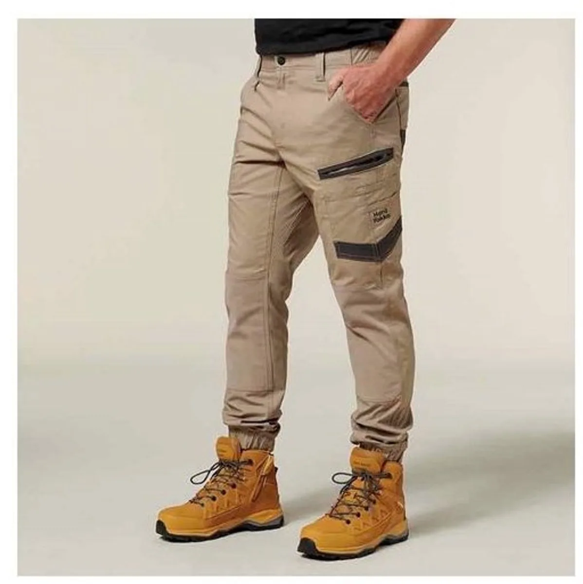 Arbeit-schoenen Raptor Cuff Pant 34708 van Hard Yakka, Desert – productafbeelding