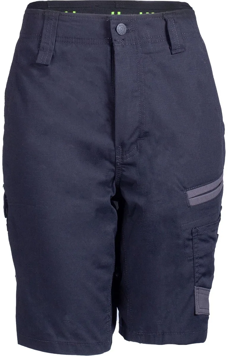 g08228 raptor active dames short 16 van Hard Yakka, Zwart – productafbeelding