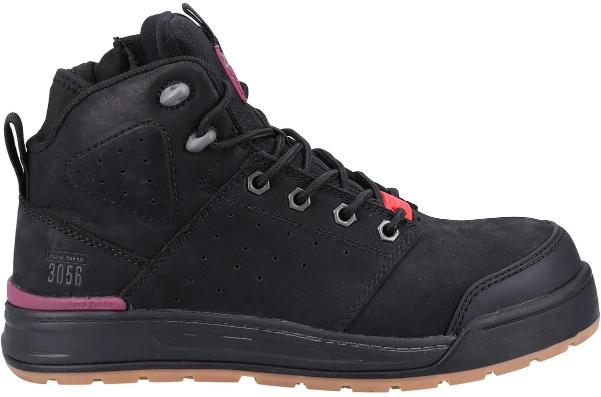 Hard Yakka 3056 PR Veiligheidslaars met rits aan de zijkant | Zwart - FW Industrial de Hard Yakka, Noir, 37 UK4 – image du produit