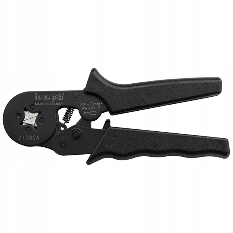 Automatische Tule Tang 0,8-10mm - vierkant klemprofiel de Haupa, Noir – image du produit