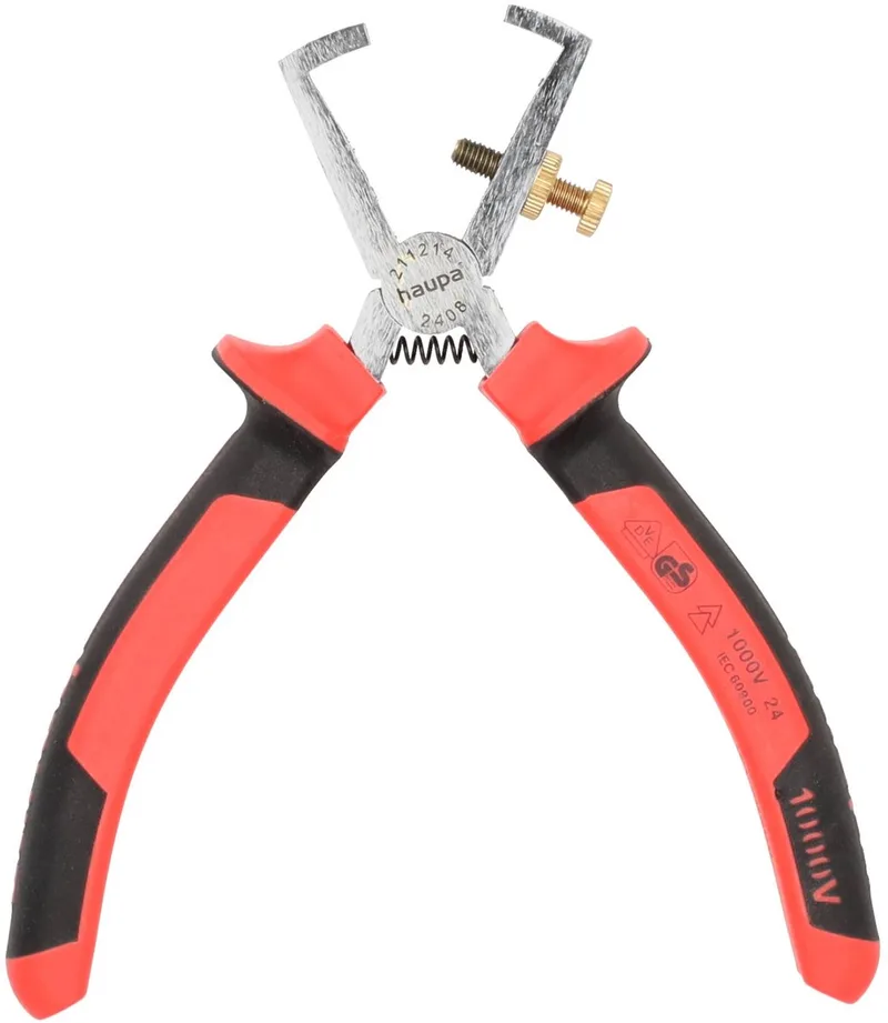 HAUP striptang 2112, stripbereik diam 0.2 - 6mm von Haupa, Rot – Produktbild