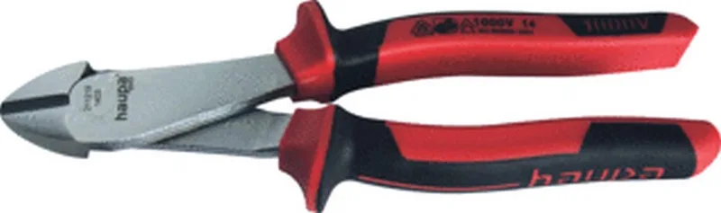 HAUP zijkniptang 2112, le 205mm, afwerking verchr, ge\xefsoleerd von Haupa, Rot – Produktbild
