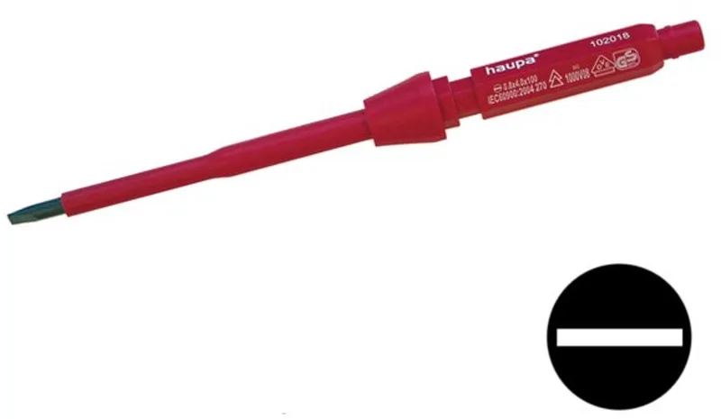 Haupa 102016 VDE Wisselbit Platte Schroevendraaier SL 3.0mm by Haupa – product image