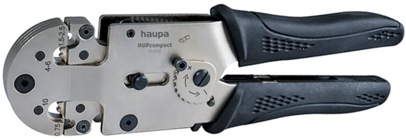 HUPcompact HC03 Krimptang 0,75–10 mm² von Haupa, Silber – Produktbild