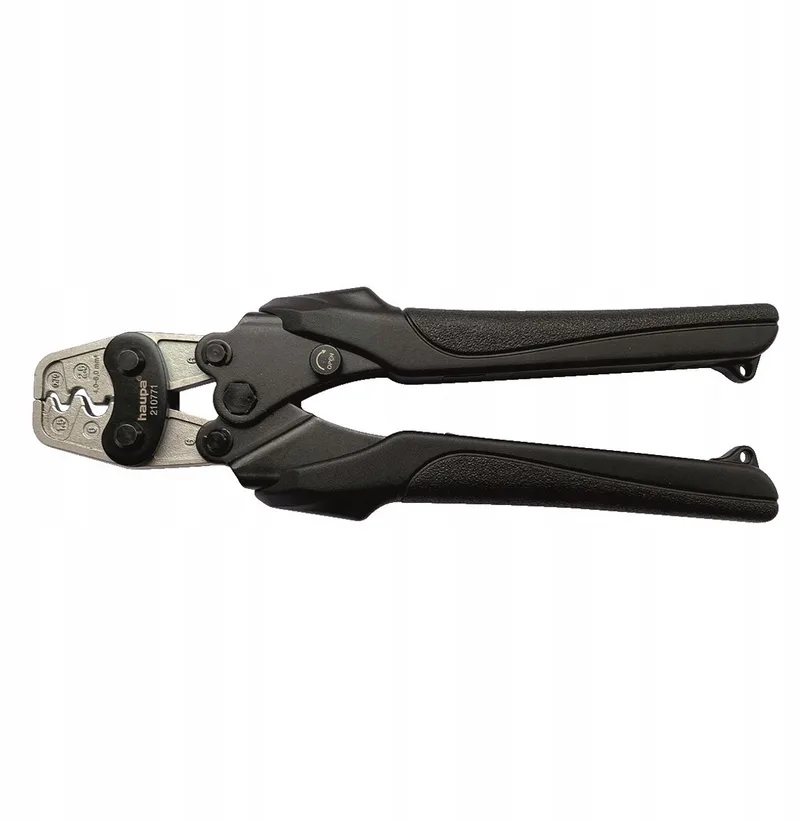 Krimptang Oogklemmen 0,75-6 mm² - Professioneel Gereedschap van Haupa, Zwart – productafbeelding