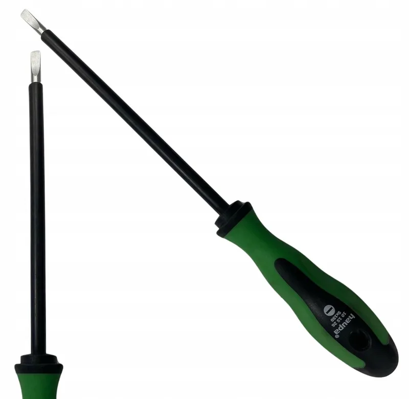 Platte Schroevendraaier 2K Isolado 150mm Elektricien by Haupa, Green – product image