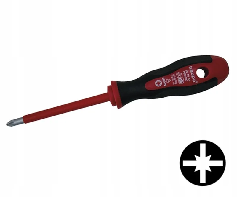 Pozidriv Schroevendraaier PZ1 80mm 1000V Geïsoleerd by Haupa – product image