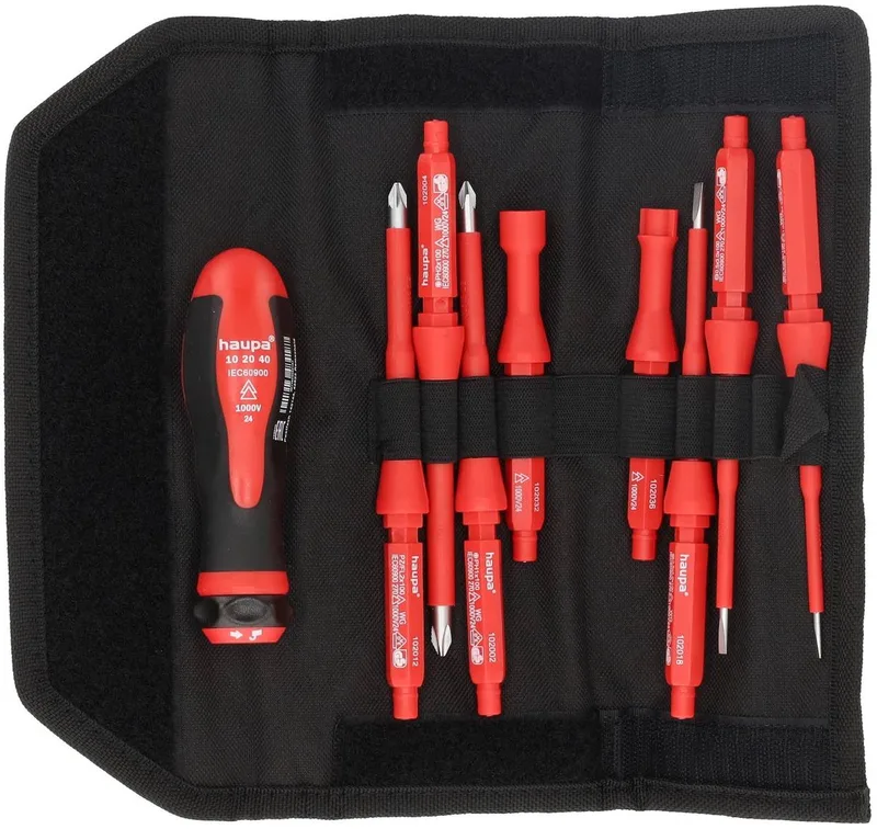 schroevendraaier set van Haupa, Zwart – productafbeelding