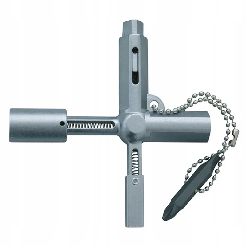 Universele Schakelkast Sleutel met bit 96x96 mm de Haupa, Argent – image du produit