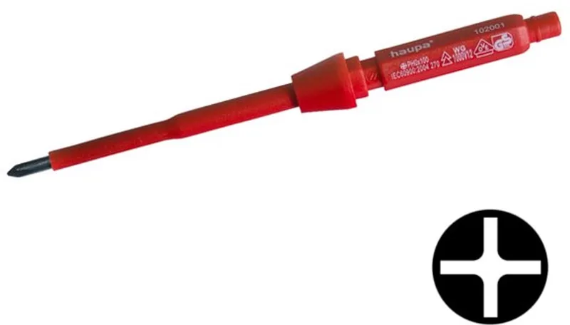 Vario Wisselmes Schroevendraaier PZ0 1000V Geïsoleerd fra Haupa – produktbillede