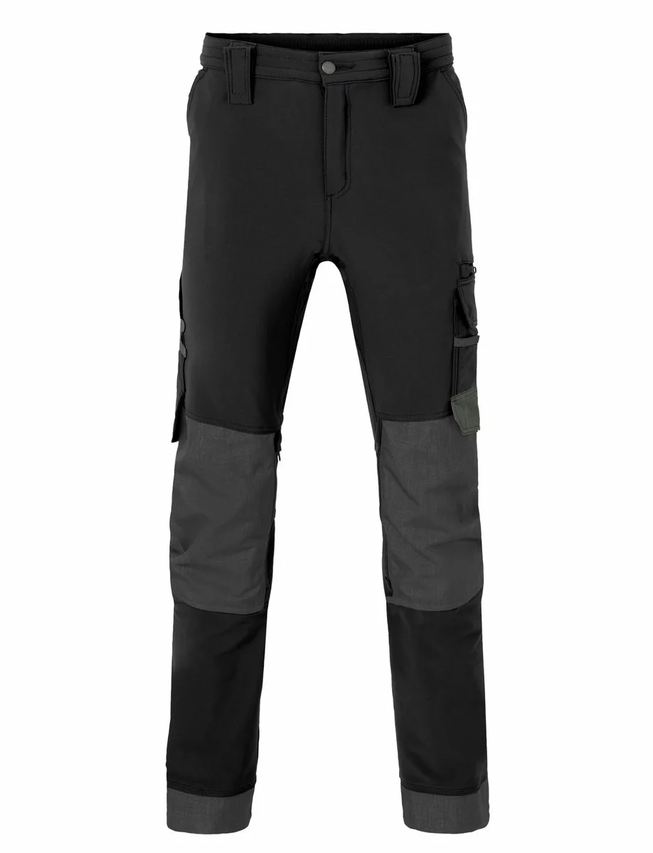 ATTITUDE worker stretch werkbroek 80583 - zwart/charcoal by HaVeP, Black, Charcoal, 48 – product image