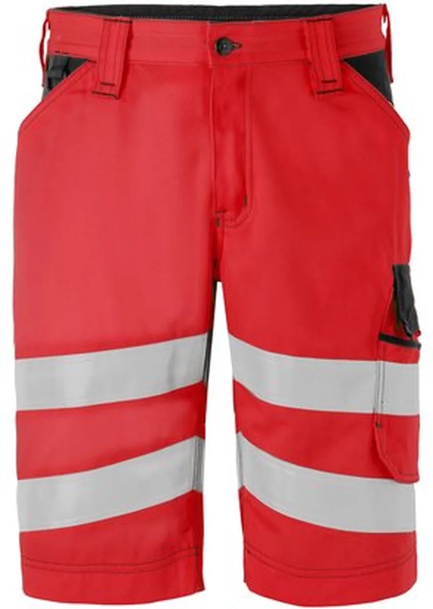 Bermuda High Visibility 80232 - Fluo Rood/Charcoal van HaVeP, Fluo Rood, Charcoal, 48 – productafbeelding