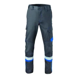 Bundhose, 80340, kohlengrau/blau van HaVeP, 52 – productafbeelding