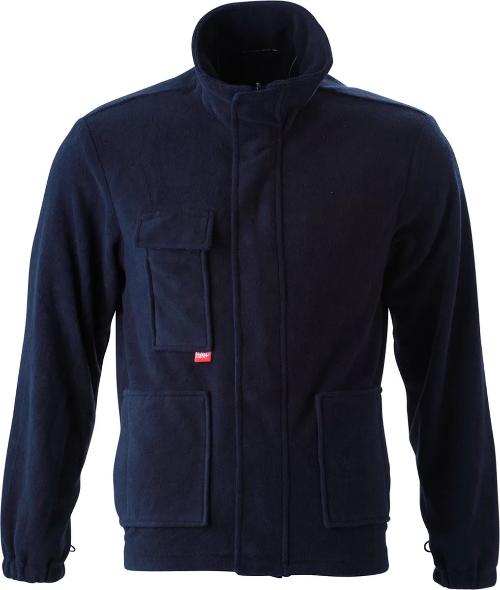 Fleecevest FR Parka 40012 - Dark Navy van HaVeP, Dark Navy, L – productafbeelding