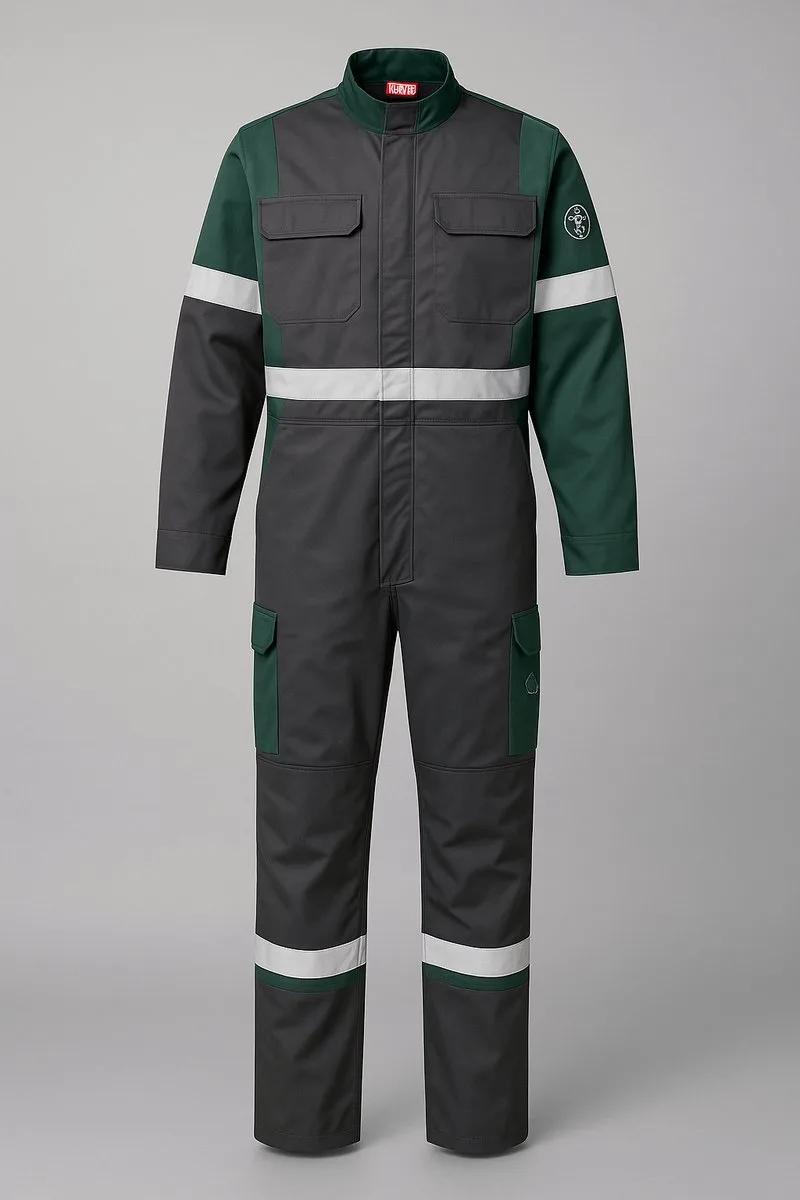 Industrie Overall 20341269ACW - Donkergroen/Zwart met Reflectiestrepen de HaVeP, Vert, 56 – image du produit